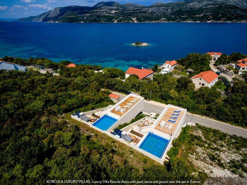 Luxury Villa Korcula Astra with pool by the sea