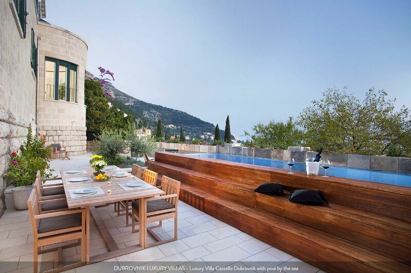 Luxury Villa Castello Dubrovnik with pool by the sea