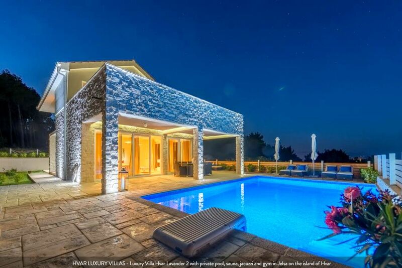 Luxury Villa Hvar Lavander 2 with pool