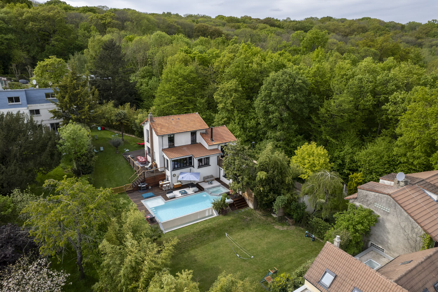 Sumptuous, villa,, swimming, pool,, spa,, 15', from, Paris