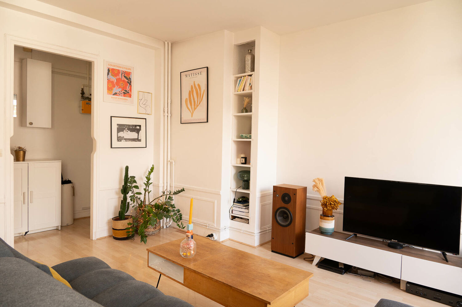 Warm, apartment, for, couples,, Paris, 14