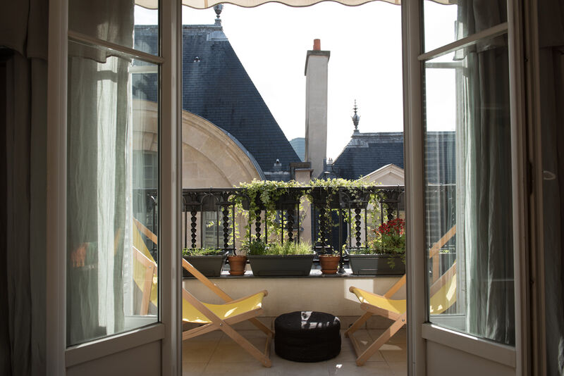 Duplex de charme avec terrasse Île St-Louis, Paris