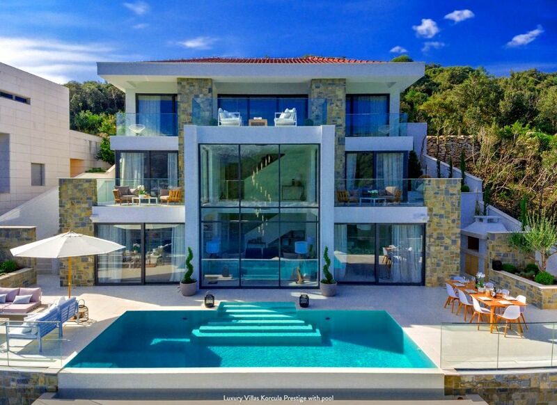 Luxury Villa Korcula Prestige with pool at the beach