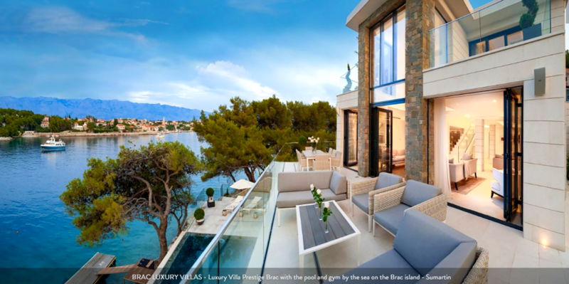 Luxury Villa Prestige Brac with pool at the beach